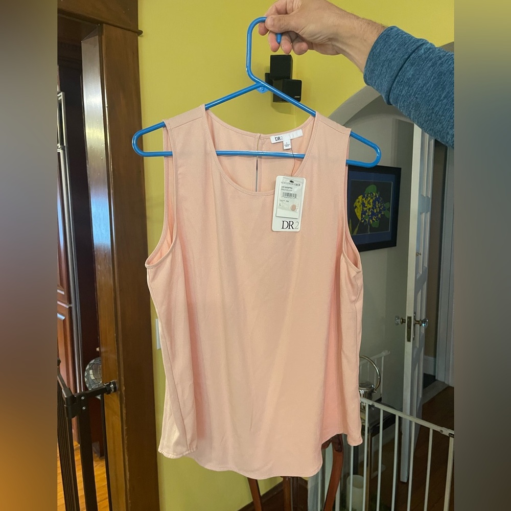 Pale blush summer dress tank top